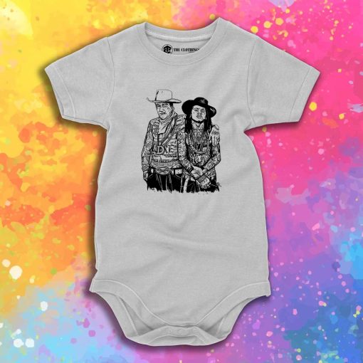 John Wayne And Lil Wayne Baby Onesie