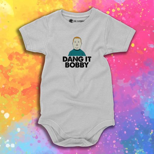 King Of The Hill Dang It Bobby Vintage Baby Onesie