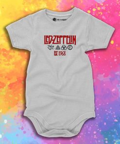 Led Zeppelin Symbols Est 68 Baby Onesie