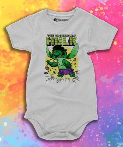 Lilo Stitch Hulk Funny Baby Onesie