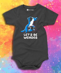 Lilo Stitch Lets Be Weirdos Baby Onesie