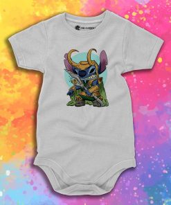 Lilo Stitch Loki Funny Baby Onesie