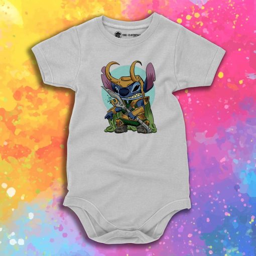 Lilo Stitch Loki Funny Baby Onesie