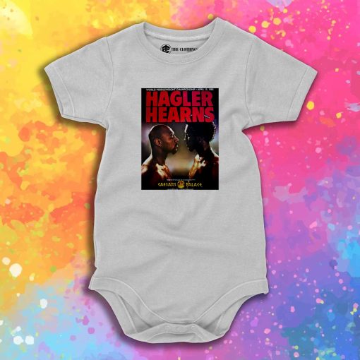 Marvin Hagler Vs Tommy Hearns 1985 Baby Onesie