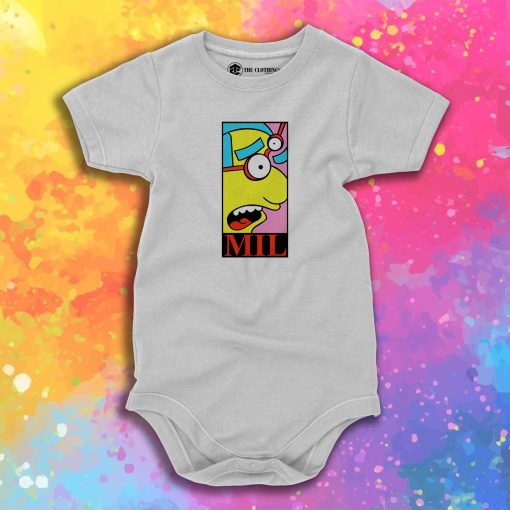 Milhouse The Simpsons Bootleg Baby Onesie