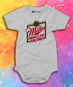 Miller Beer High Life Racing Baby Onesie