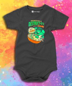 New Hulk Cereal Ad Baby Onesie