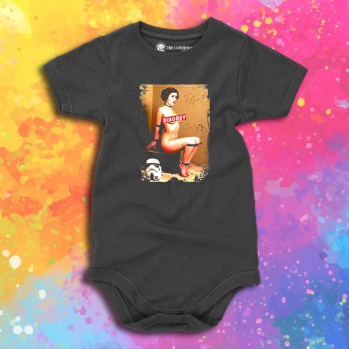 Princess Leia Star Wars Disobey Baby Onesie