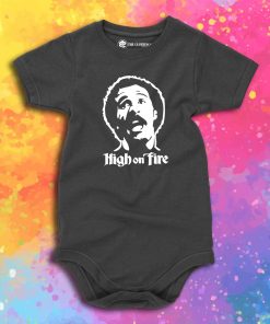 Richard Pryor Comedy High on Fire Baby Onesie