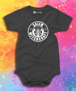 Salem Witch craft Funny Starbucks Baby Onesie