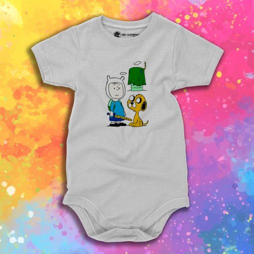 Snoopy Peanuts Adventure Time Baby Onesie