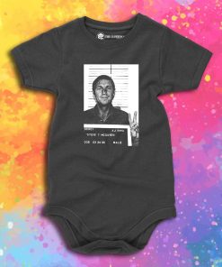 Steve Mcqueen Mugshot Baby Onesie