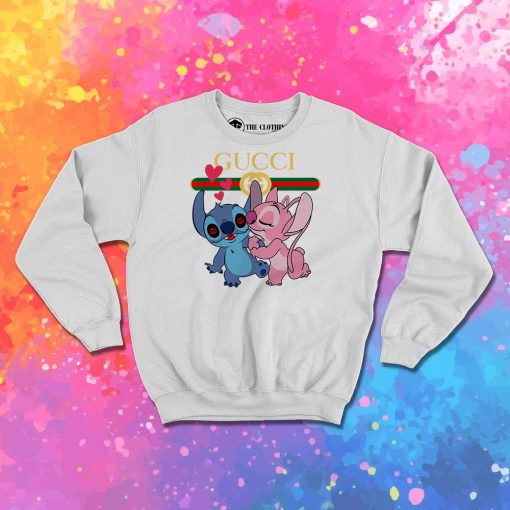 Stitch Angel Kiss Gucci Sweatshirt