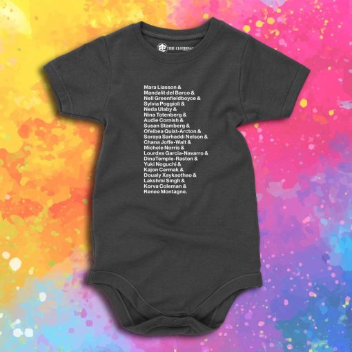 The women of NPR Baby Onesie