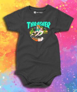 Thrasher Old Girl Moto Baby Onesie