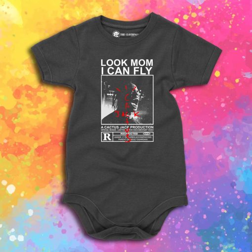 Travis Scott Look Mom I Can Fly Baby Onesie