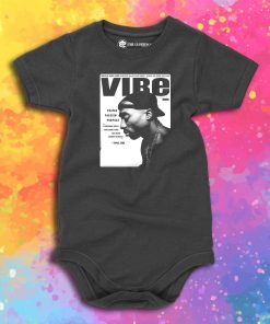 Tupac Shakur Vibe Magazine Baby Onesie