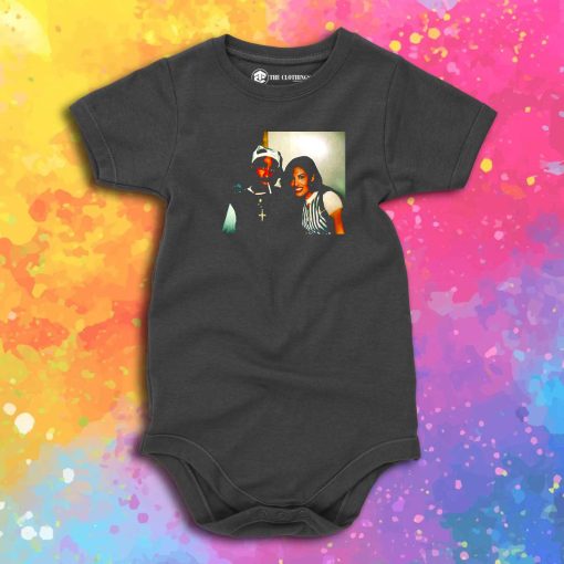 Tupac Shakur and Selena Quintanilla Baby Onesie