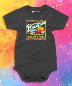 Vintage Peaches Records Baby Onesie