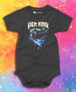 World of Warcraft Lich King Black Metal Acid Wash Baby Onesie