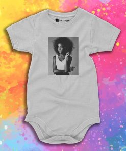 Young Whitney Houston Vintage Baby Onesie