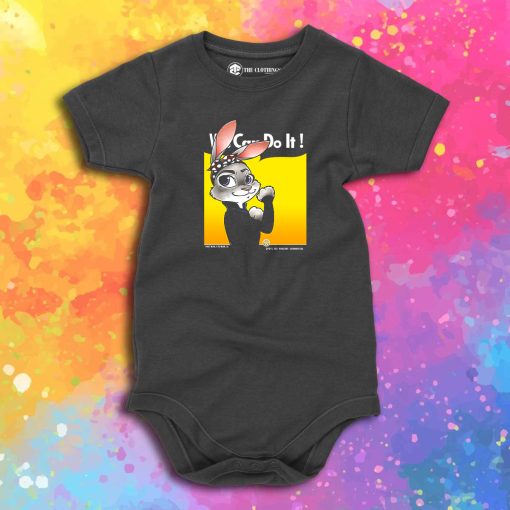 Zootopia Judy Hopps We Can Do It Baby Onesie