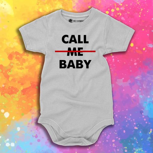 call me baby exo Baby Onesie