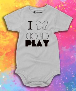 coldplay butterfly Baby Onesie