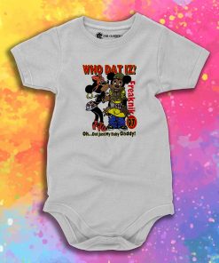 who dat is oh dat just my baby daddy Baby Onesie