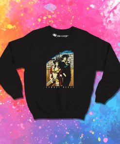 Cowboy Bebop Spike And Faye On Wall Sweatshirt