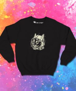 Funny Black Astro Cat Sweatshirt