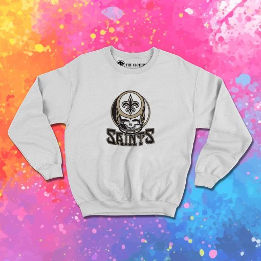 Grateful Dead Homage New Orleans Saints Sweatshirt