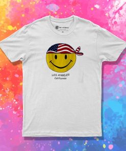 Vintage Smiley Face Los Angeles California T Shirt