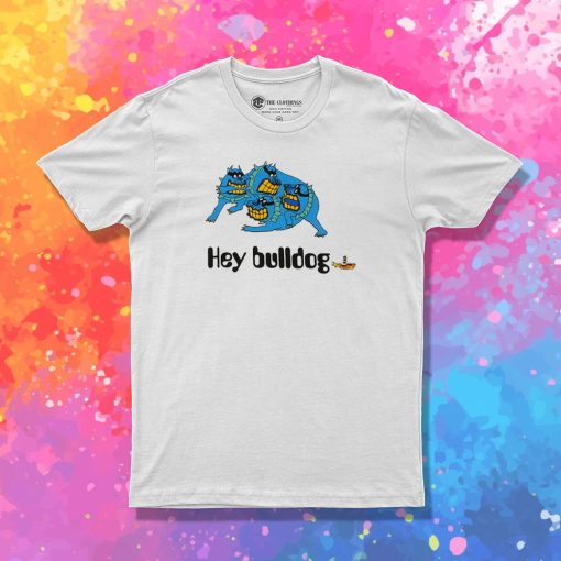 Vintage The Beatles Yellow Submarine Hey Bulldog 1999 2004 T Shirt