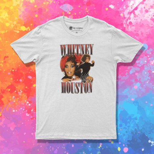 Whitney Houston 1986 Tour Vintage T Shirt