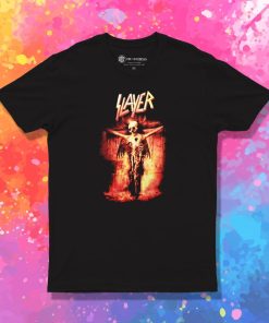 slayer Skeleton On Cross 2007 Tour T Shirt