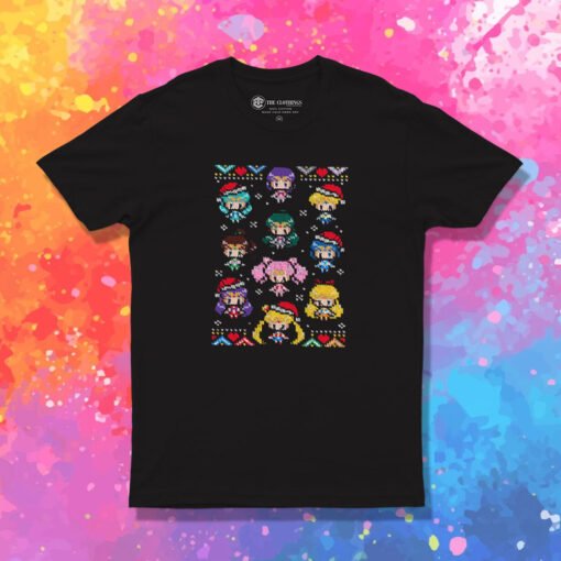 A Senshi Family Christmas Sailor Moon Ugly T Shirt