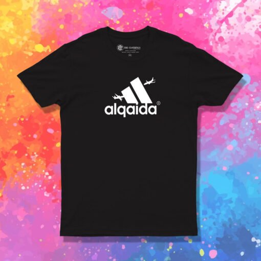 Al Qaeda Adidas Planes Logo T Shirt