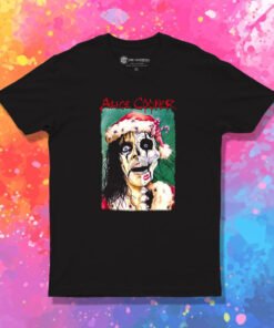 Alice Cooper Xmas Card T Shirt