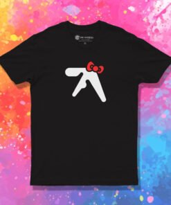 Aphex Twin Hello Kitty Logo Parody T Shirt