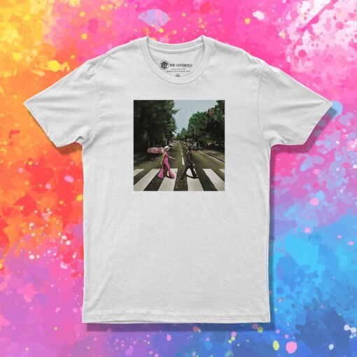 Barbenheimer Barbie Oppenheimer Abbey Road Meme T Shirt