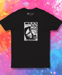 Black Flag Whiskey Raymond Pettibon Henry Rollins Gildan T Shirt