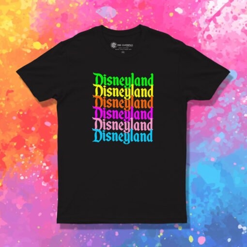 Blink 182 Mark Hoppus Disneyland Rainbow T Shirt