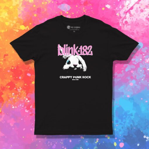 Blink 182 Merch Crappy Punk Rock Since 1992 T Shirt