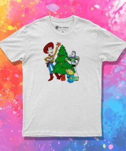 Christmas Toy Story Woody And Buzz Lightyear Movie T Shirt