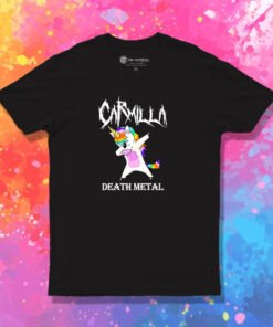 Dabbing Unicorn Carmilla Death Metal T Shirt