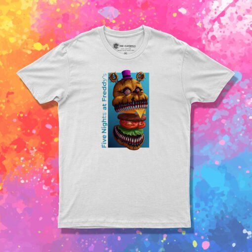 Five Nights At Freddy’s Burger Nightmare Fredbear T Shirt