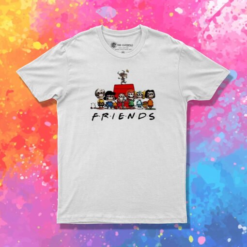 Friend Snoopy Skull Graphic T Shirt