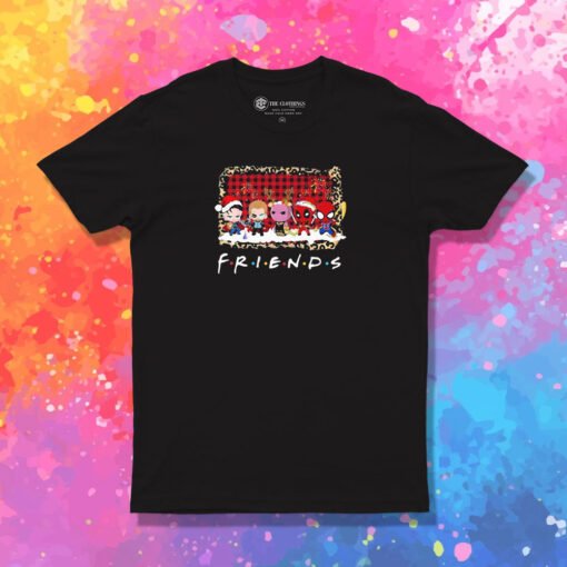 Friends Marvel Chibi Characters Christmas T Shirt