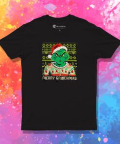 Grinch Christmas Pattern Christmas T Shirt